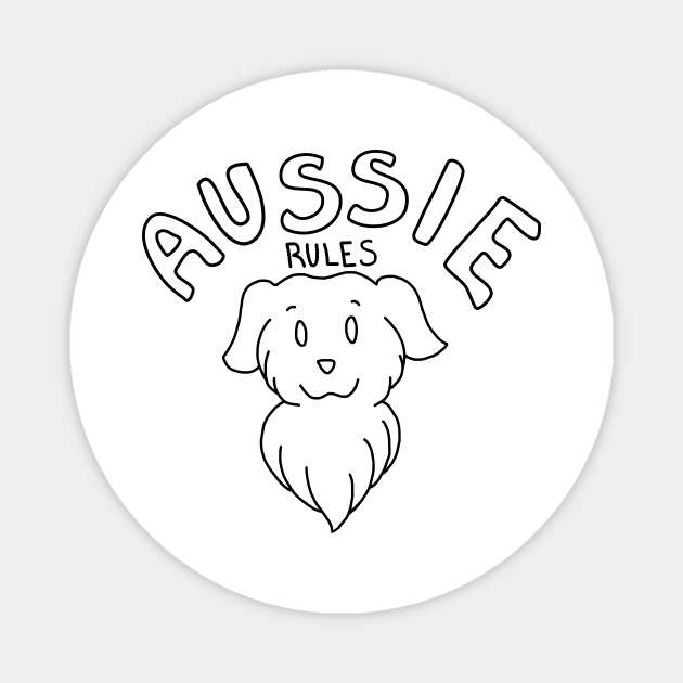 Aussie Rules! Magnet by Willow Comics